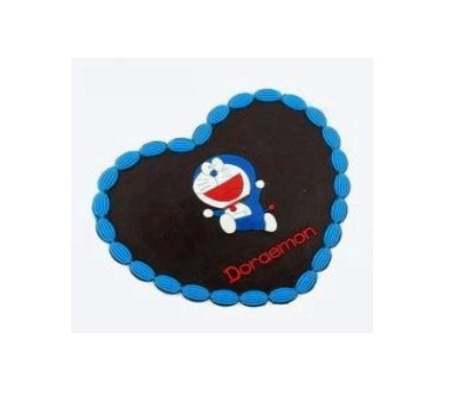 哆啦A夢心型硅膠墊